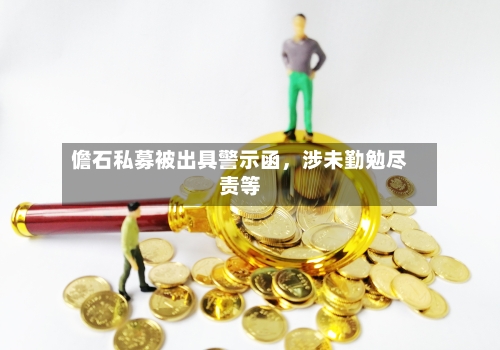 儋石私募被出具警示函，涉未勤勉尽责等-第2张图片
