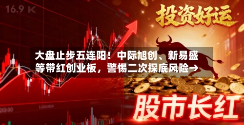 大盘止步五连阳！中际旭创	、新易盛等带红创业板，警惕二次探底风险→-第2张图片