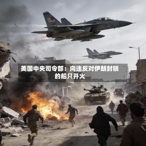 美国中央司令部：向违反对伊朗封锁的船只开火