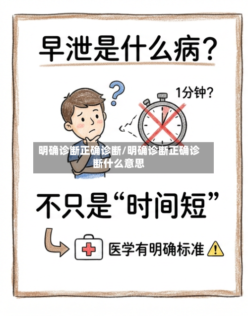 明确诊断正确诊断/明确诊断正确诊断什么意思