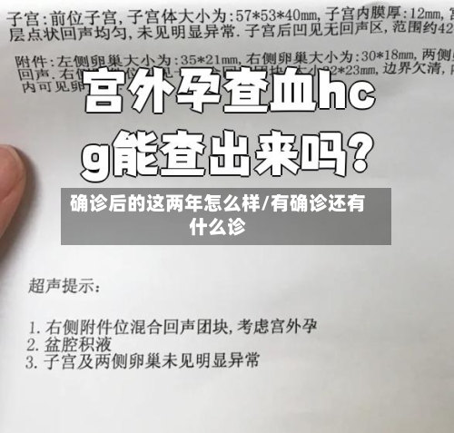 确诊后的这两年怎么样/有确诊还有什么诊