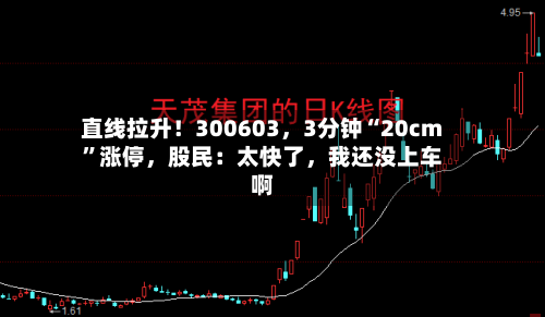 直线拉升！300603，3分钟“20cm”涨停，股民：太快了	，我还没上车啊-第3张图片