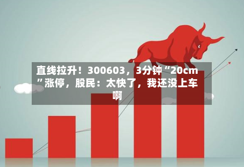 直线拉升！300603，3分钟“20cm	”涨停，股民：太快了，我还没上车啊-第2张图片