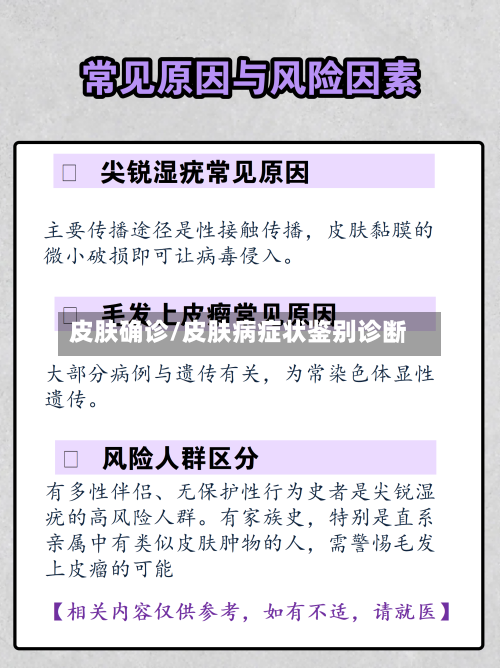 皮肤确诊/皮肤病症状鉴别诊断-第2张图片