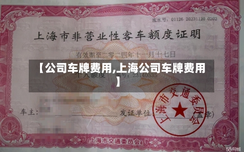 【公司车牌费用,上海公司车牌费用】