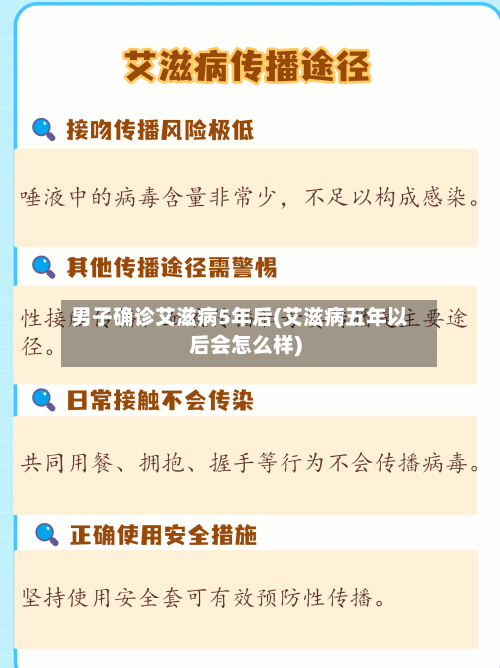 男子确诊艾滋病5年后(艾滋病五年以后会怎么样)-第2张图片
