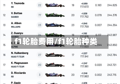 f1轮胎费用/f1轮胎种类-第2张图片