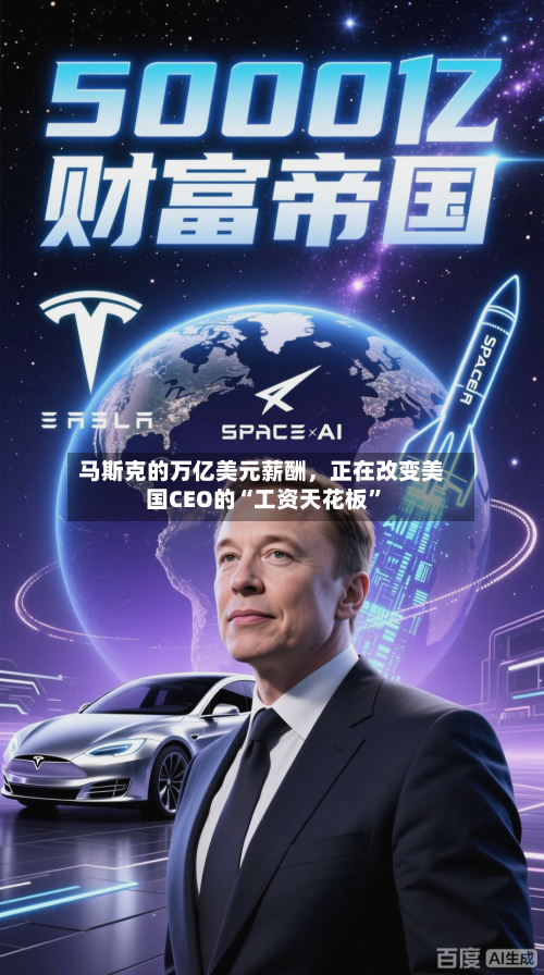 马斯克的万亿美元薪酬	，正在改变美国CEO的“工资天花板”-第3张图片