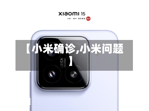 【小米确诊,小米问题】-第2张图片
