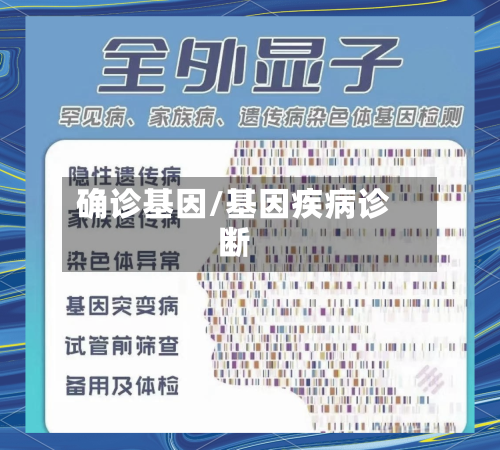 确诊基因/基因疾病诊断