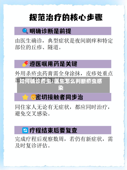 如何确诊疥虫/医生怎么判断疥虫感染
